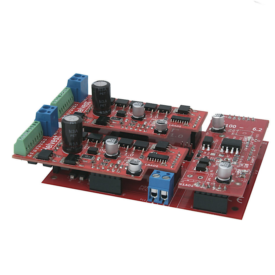 Complete DCC/NMRA decoder for 8 solenoid turnouts/accessories – Helvest